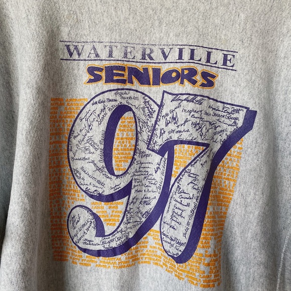 ‘97 Waterville Seniors Crewneck Men’s XL - Picture 3 of 8